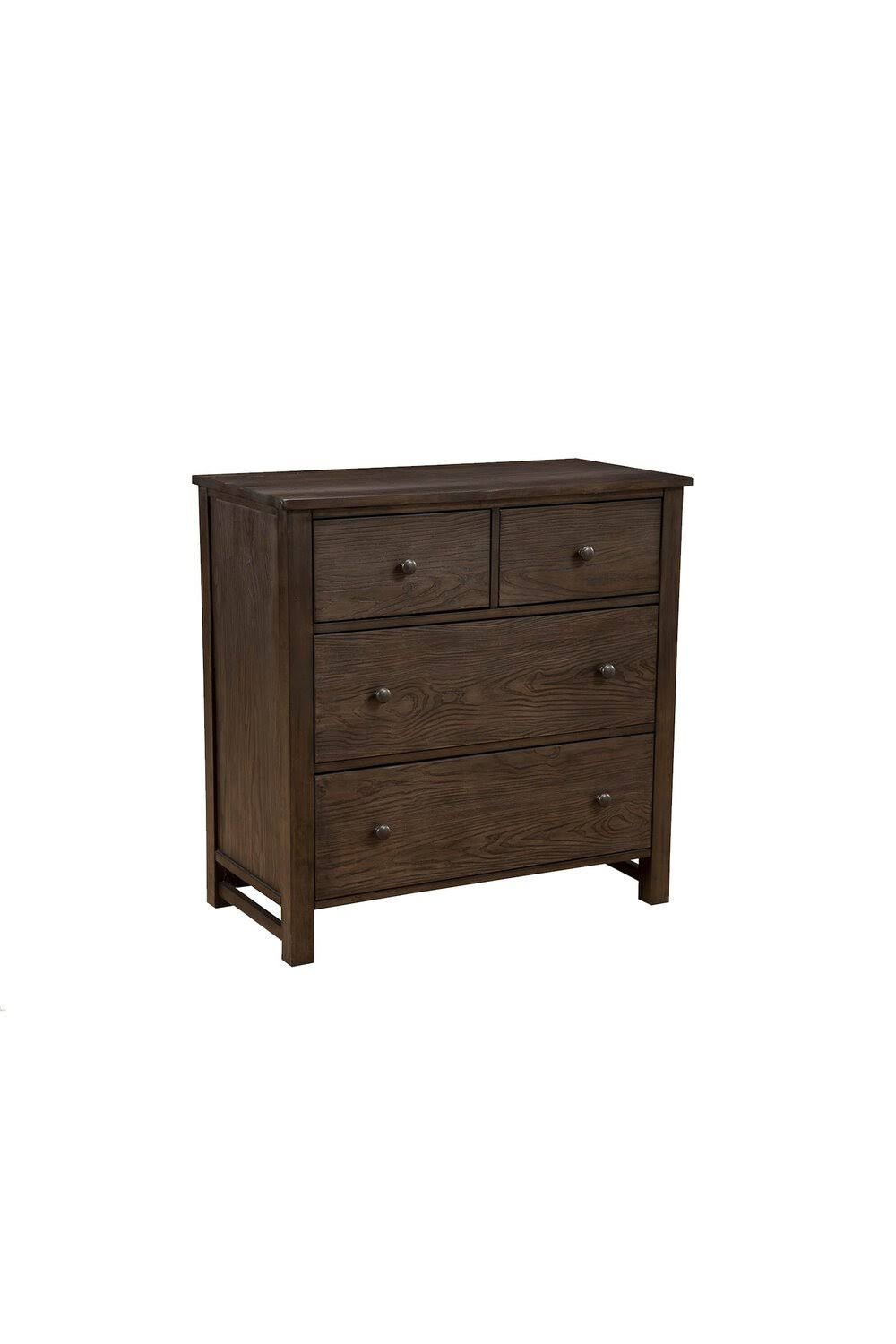 Toffee Brown 4 Drawer Wood Accent Chest I35767