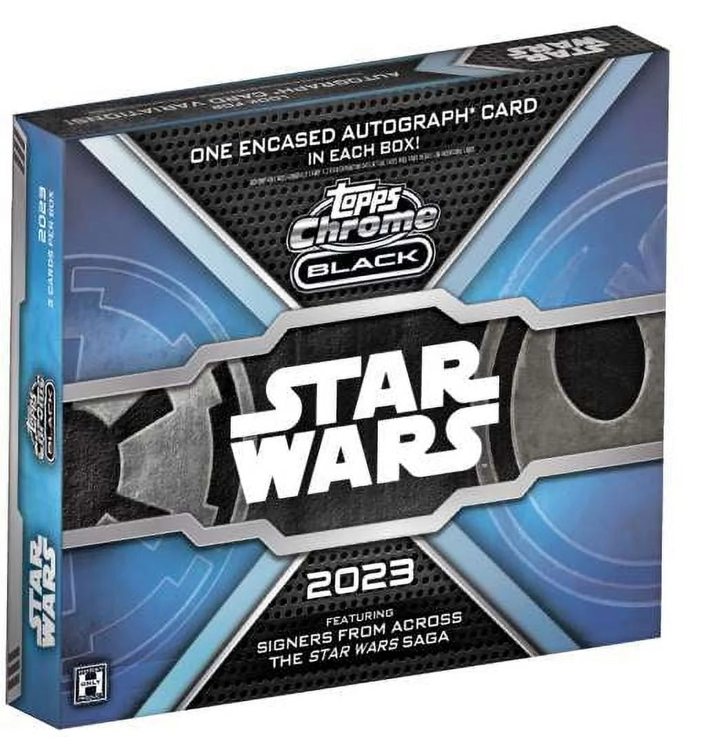 2023 Topps Chrome Black Trading Card HOBBY Box (1 Encased Autograph) P989708