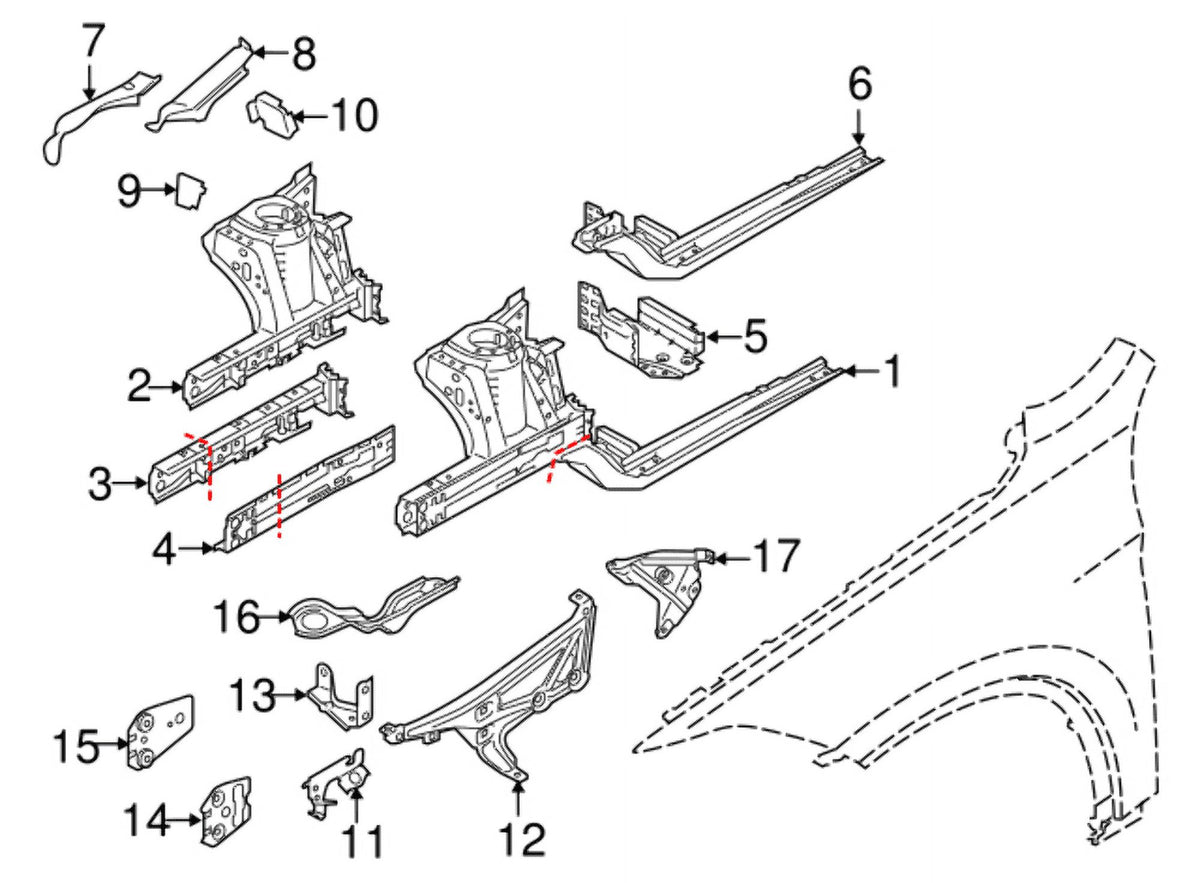 Bracket Side Panel Column W285089