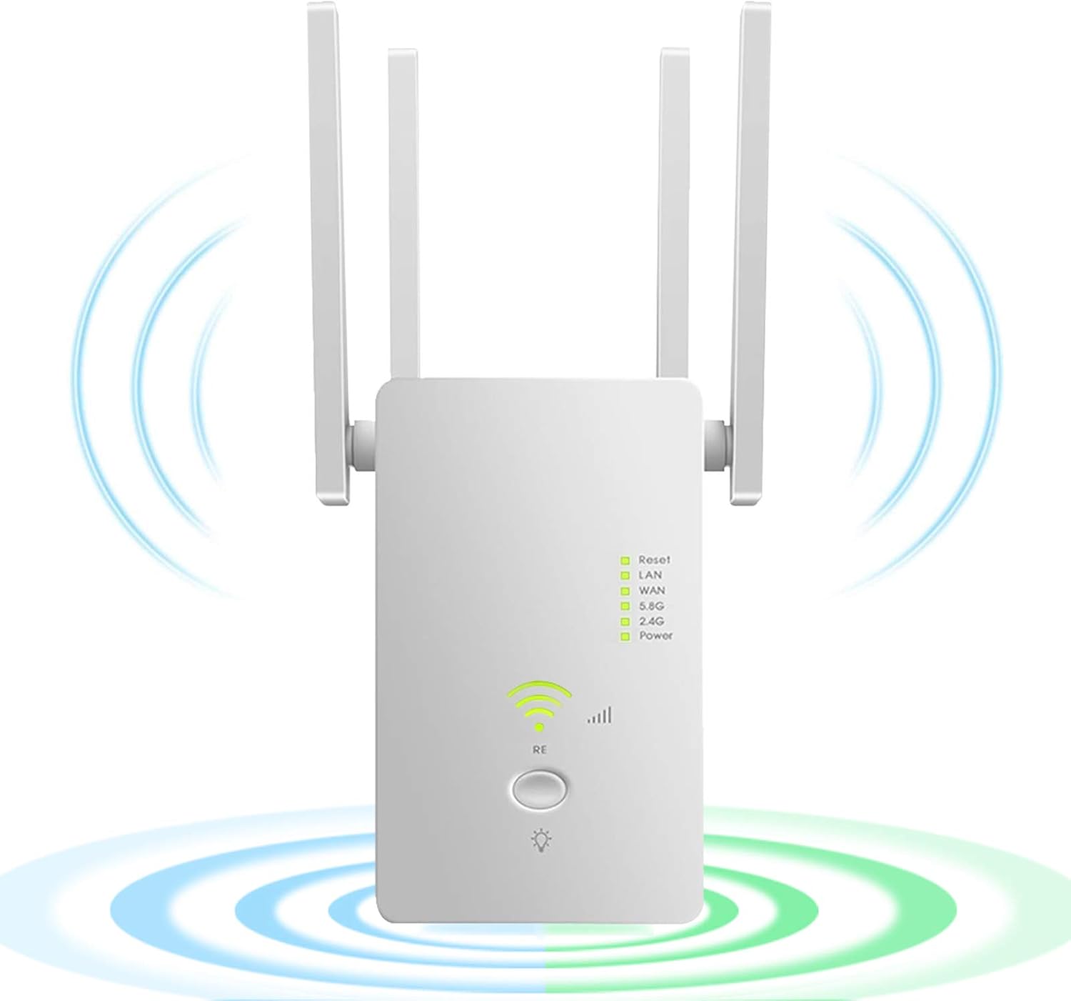 WiFi Extender Wireless Signal Booster 1200Mbps Dual Band Pack of 2 K13788