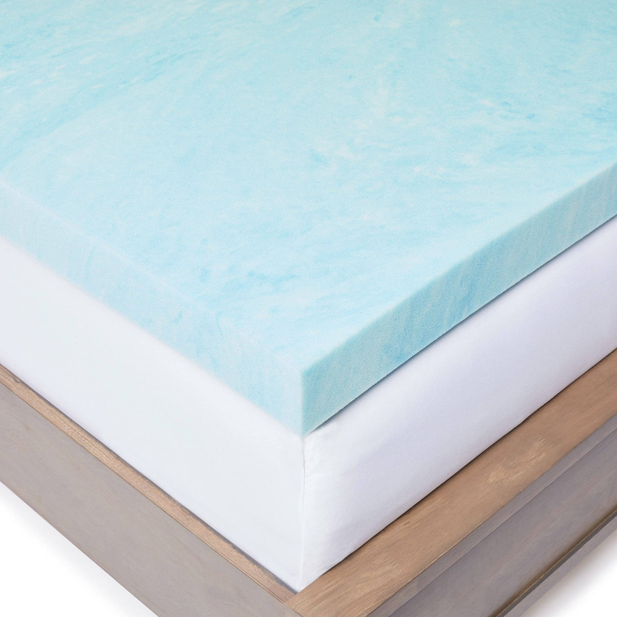 Gel Memory Foam Mattress Topper Queen 4 inch Z56116