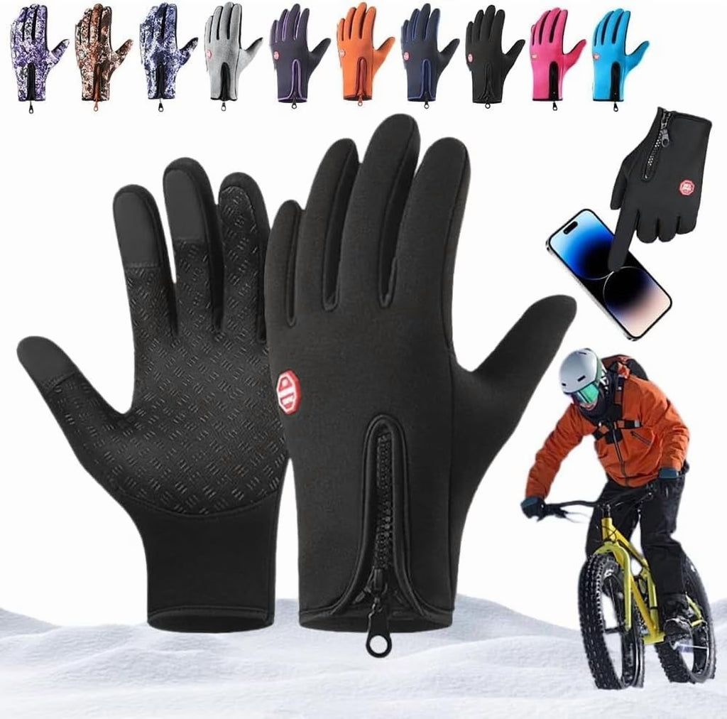 Waterproof Windproof Thermal Touchscreen Winter Gloves with Non-Slip Grip A65756