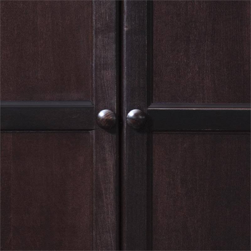 72 inch 5 Shelves Storage Cabinet Brown U7685