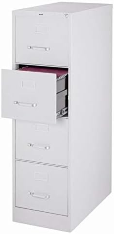 25 Deep 4 Drawer Letter File Cabinet in Putty D775