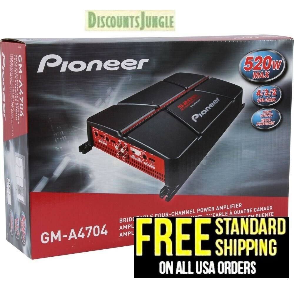 4 Channel 520 Watts Max Class AB Amp I5078