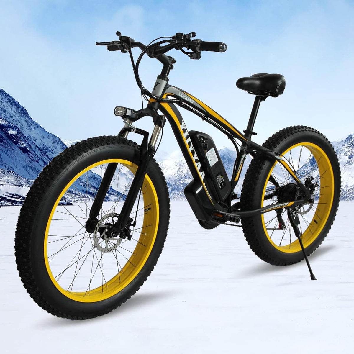 26" 500W Fat Tire Electric Mountain Bike with Removable 36V/10Ah Lithium Battery M66359
