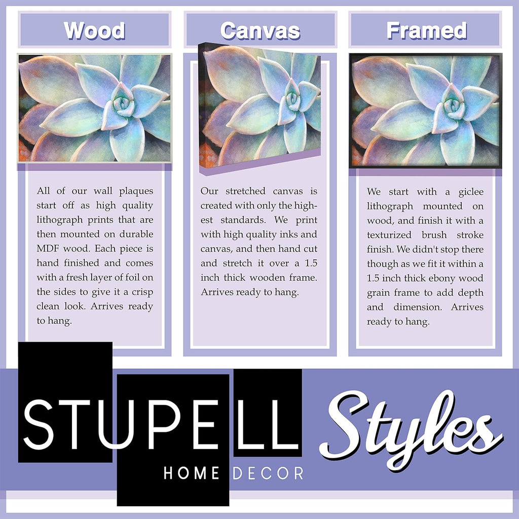 Stretched Canvas Wall Art, 16 x 1.5 x 20, Multi-Color B910371