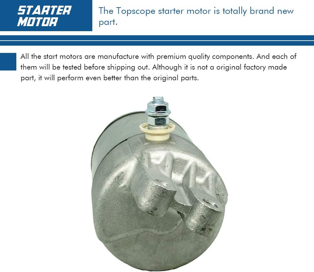 Starter Motor for Honda TRX400 TRX450 1995-2001 2005-2011 Pack of 2 V636404