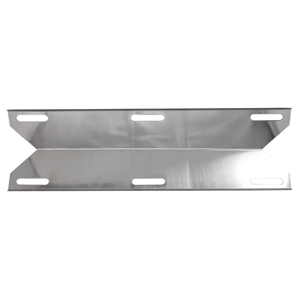 2-Pack Stainless Steel BBQ Gas Grill Tube Burner & Heat Shield Plate Replacement Parts G945