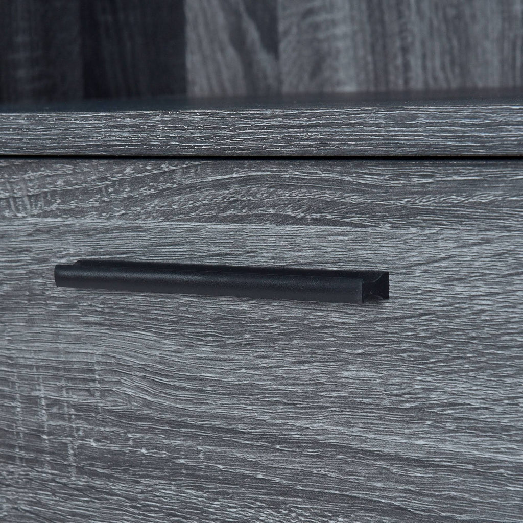 2 Drawer Cabinet Sonoma Gray Oak/Walnut P670661