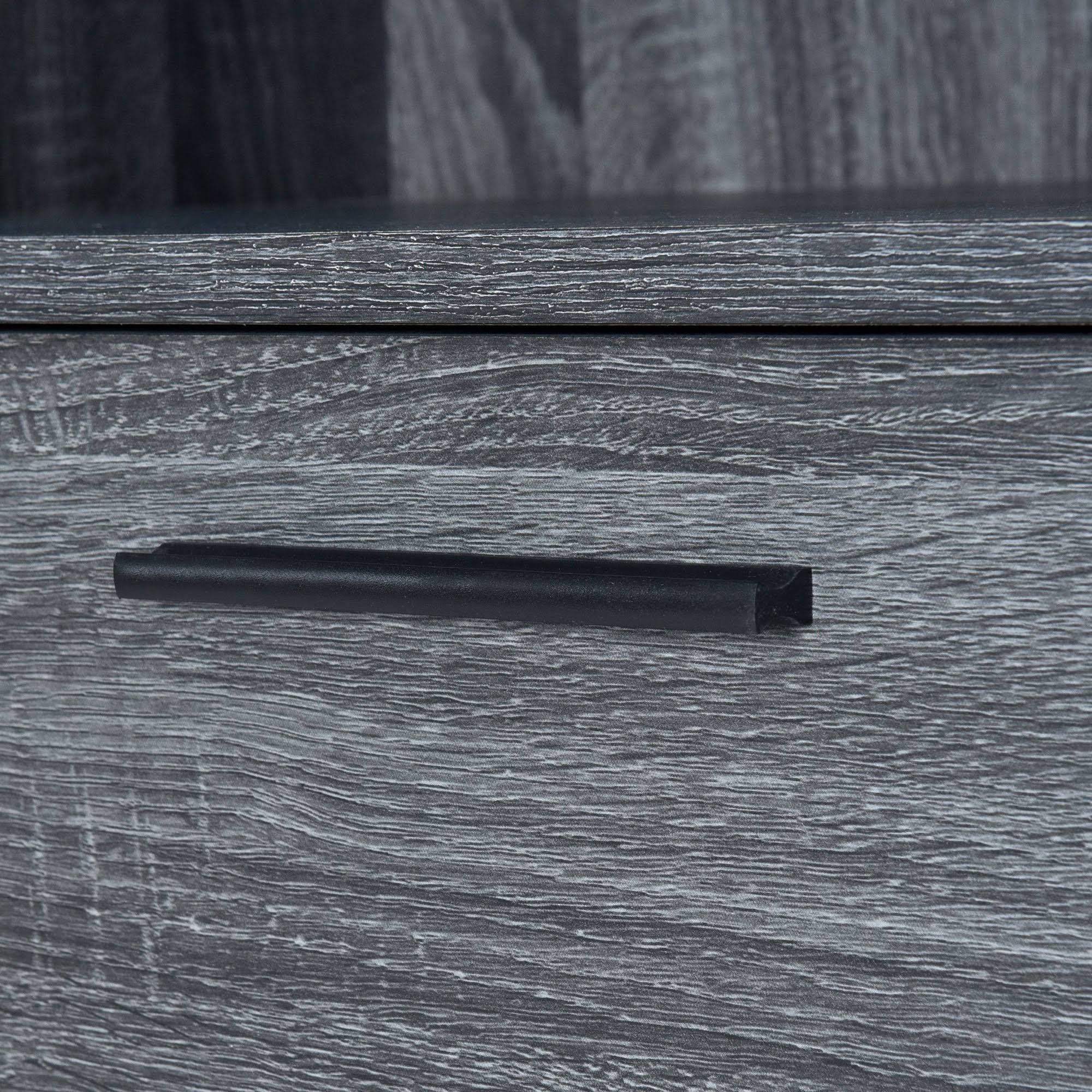 2 Drawer Cabinet Sonoma Gray Oak/Walnut P670661