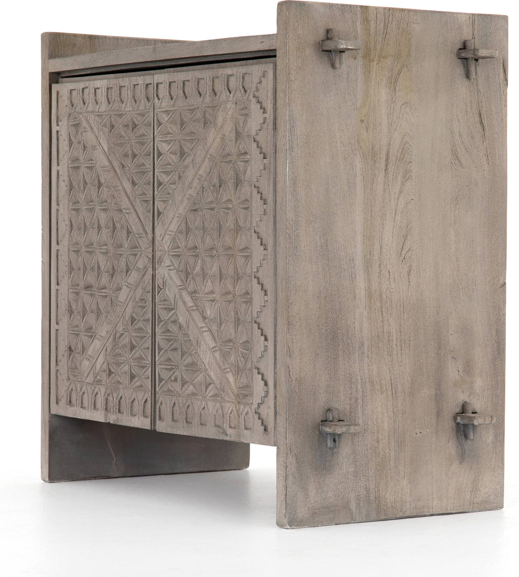 Aged Grey Small Sideboard P282