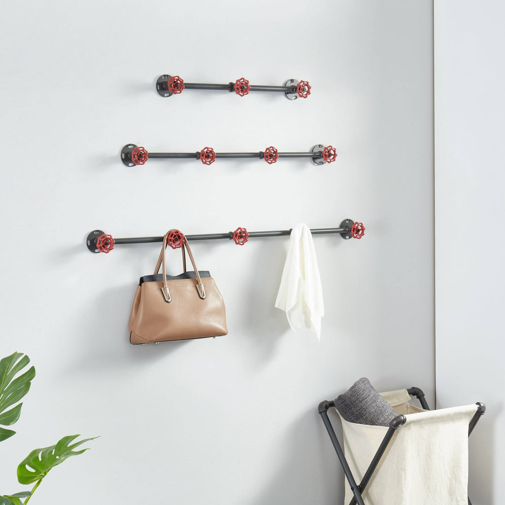Industrial Wall Coat Rack Q294