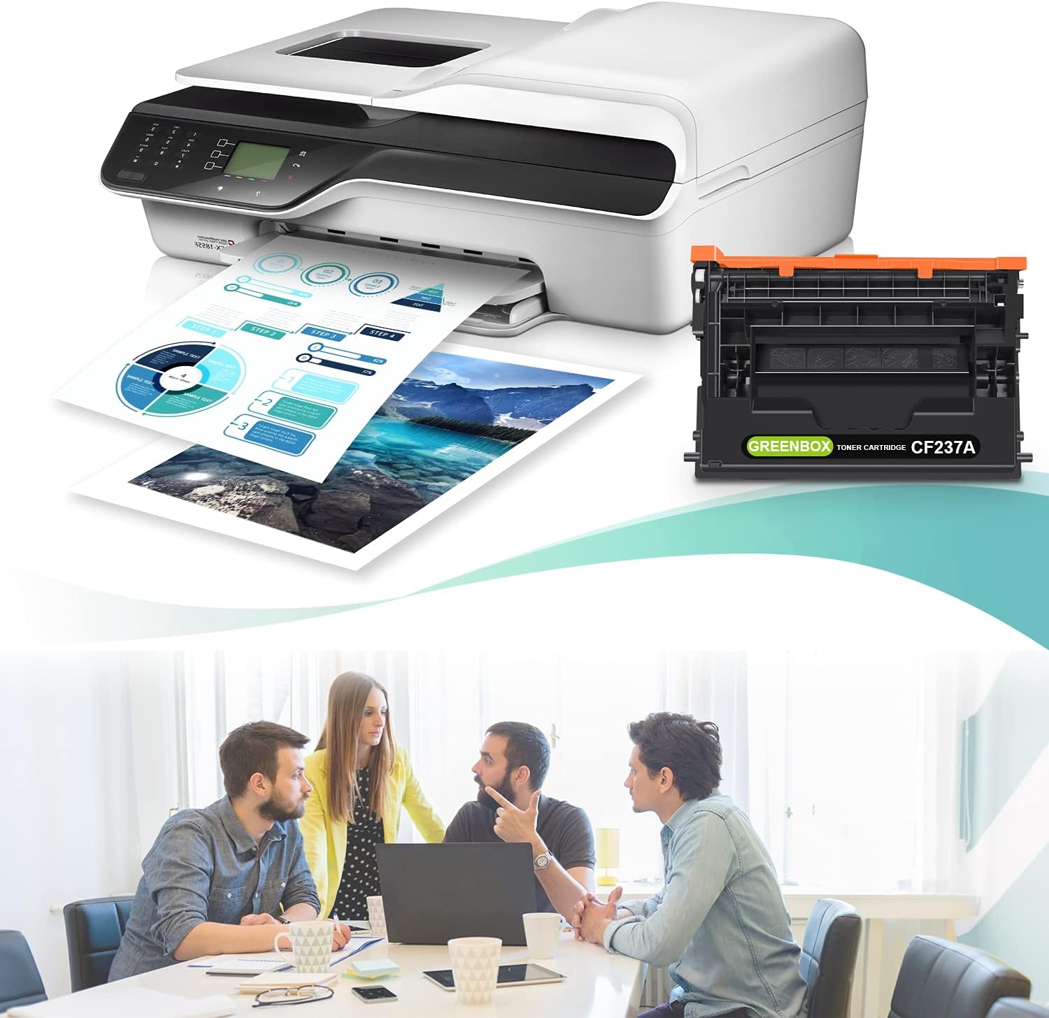 Compatible Toner Cartridge for HP Printer (1 Black) C4147