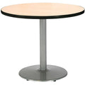 Round Pedestal Table with Silver Base M751