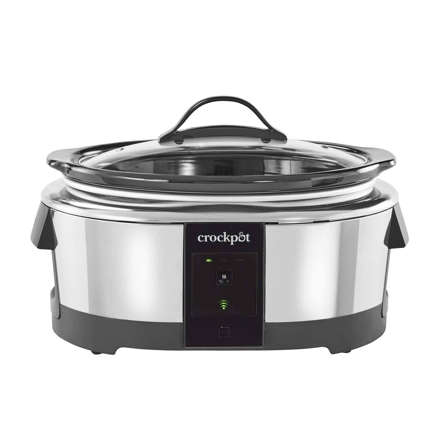 6 Quart Programmable Stainless Slow Cooker N489