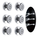 6Pieces Brass Round Body Sprays for Concealed Shower O92678