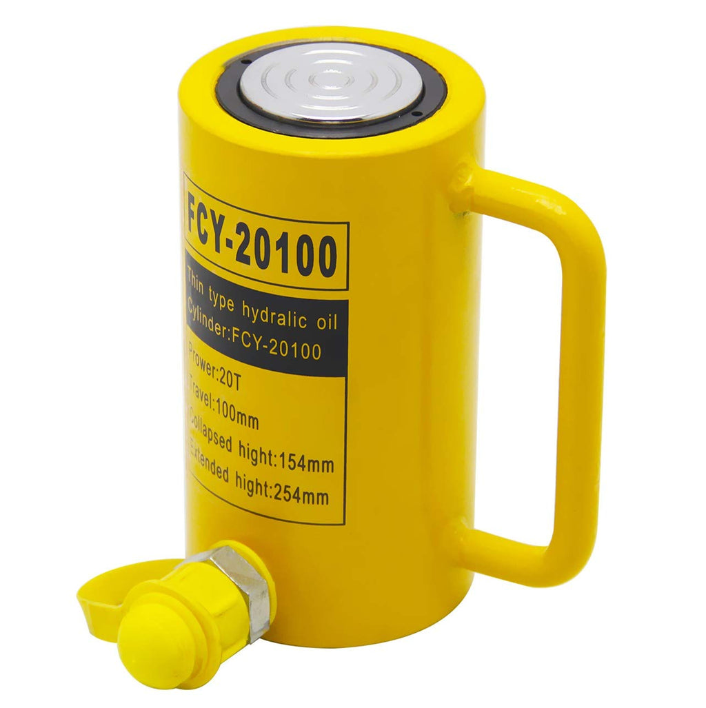 20 ton Hydraulic Jack Cylinder Short Type Stoke 100mm V307