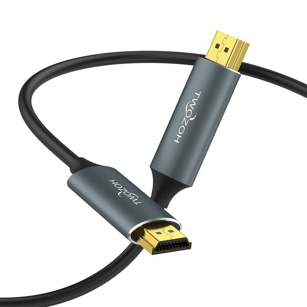 Fiber Optic HDMI Cable 30FT 4K HDMI to HDMI Cable 4K/60Hz 18Gbps High Speed UHD Fiber HDMI Cord Pack of 2 S860
