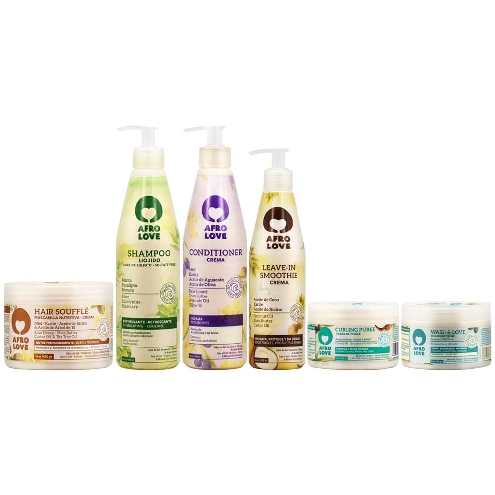 All in One Combo Shampoo Conditioner Souffle Leave-In V17179