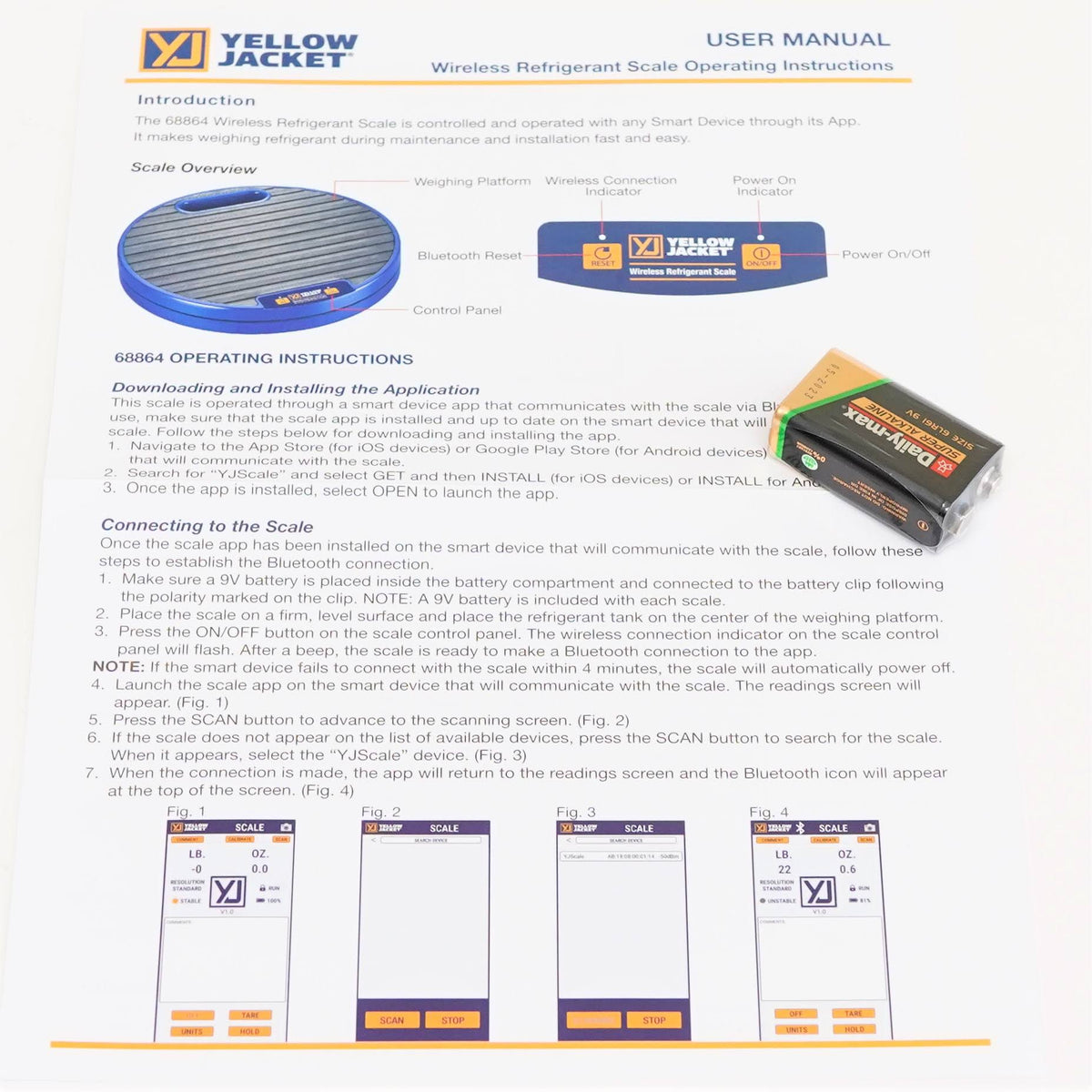 Wireless Refrigerant Charging Scale L71637
