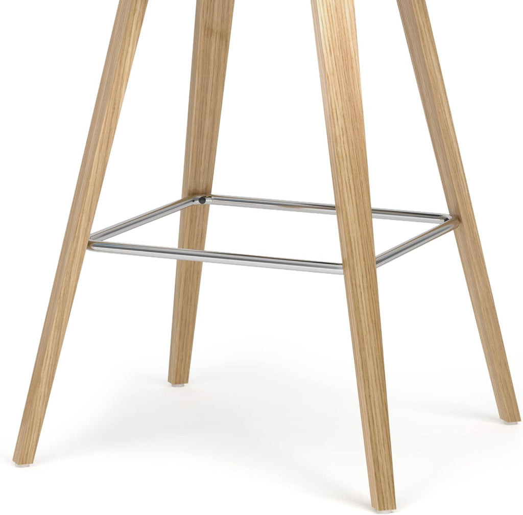 Aqua Blue Linen Look Fabric Bentwood Counter Height Stool Set Of 2 Q91862