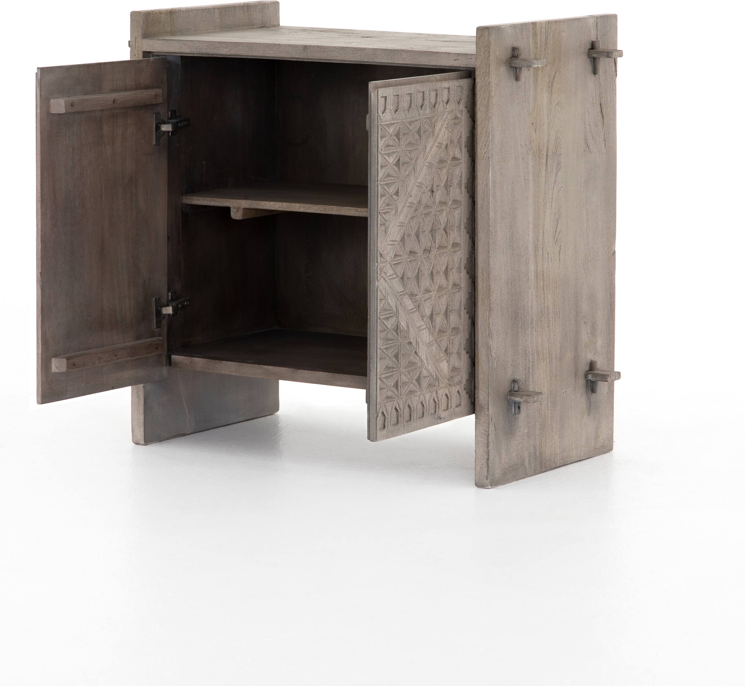 Aged Grey Small Sideboard P282