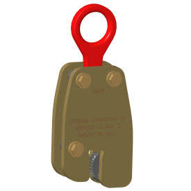 Vertical Plate Clamps Lifting Attachment 2200 lb. Capacity K95531