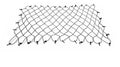 Black Bungee Cord Cargo Net 72 Inches x 96 with 32 Hooks J734402
