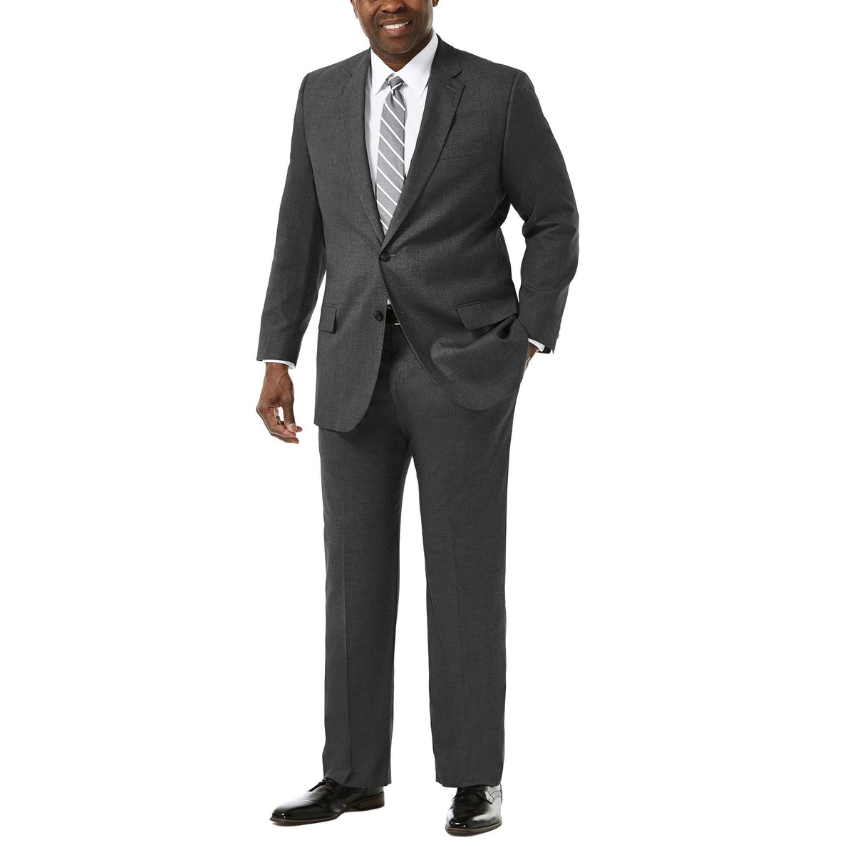 Medium Grey Stretch Suit Coat B269660