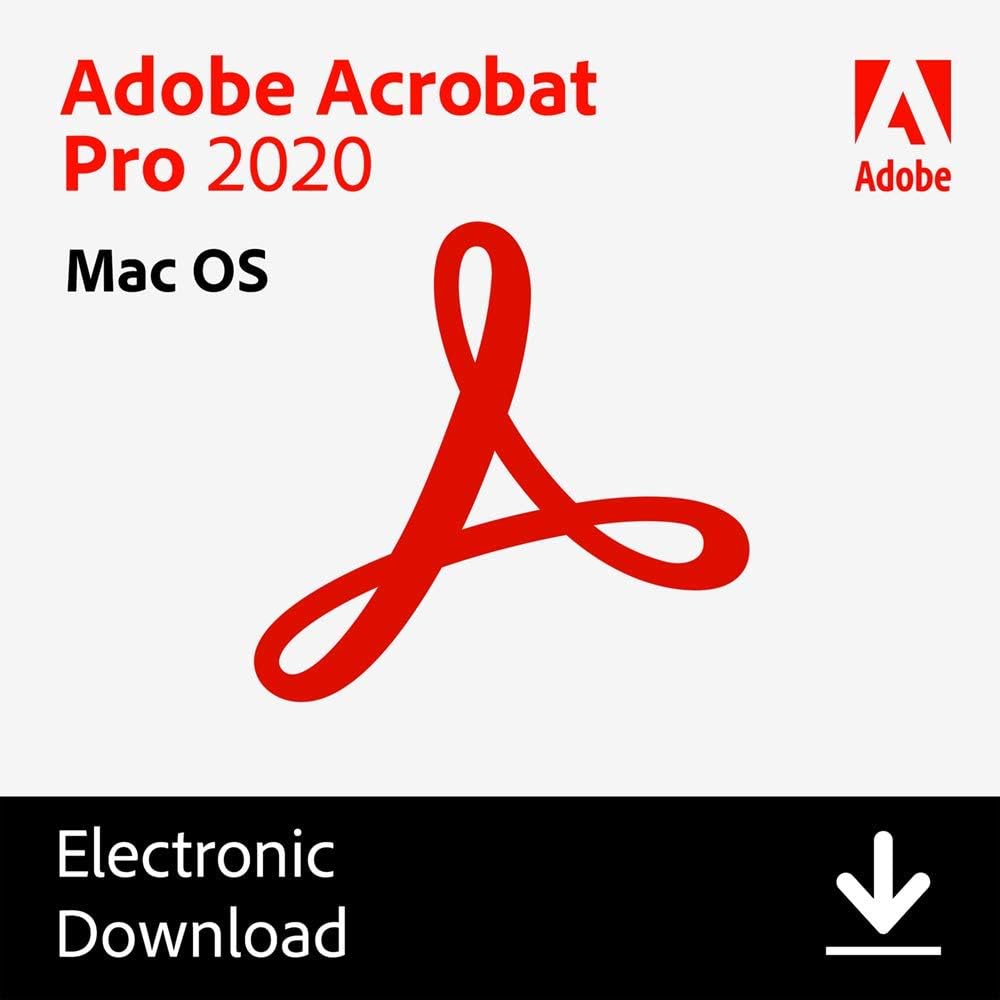 Adobe Acrobat Standard 2020 PC Disc Q45742