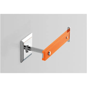 Grip Plexiglass Toilet Roll Holder with Chrome Mount B42449