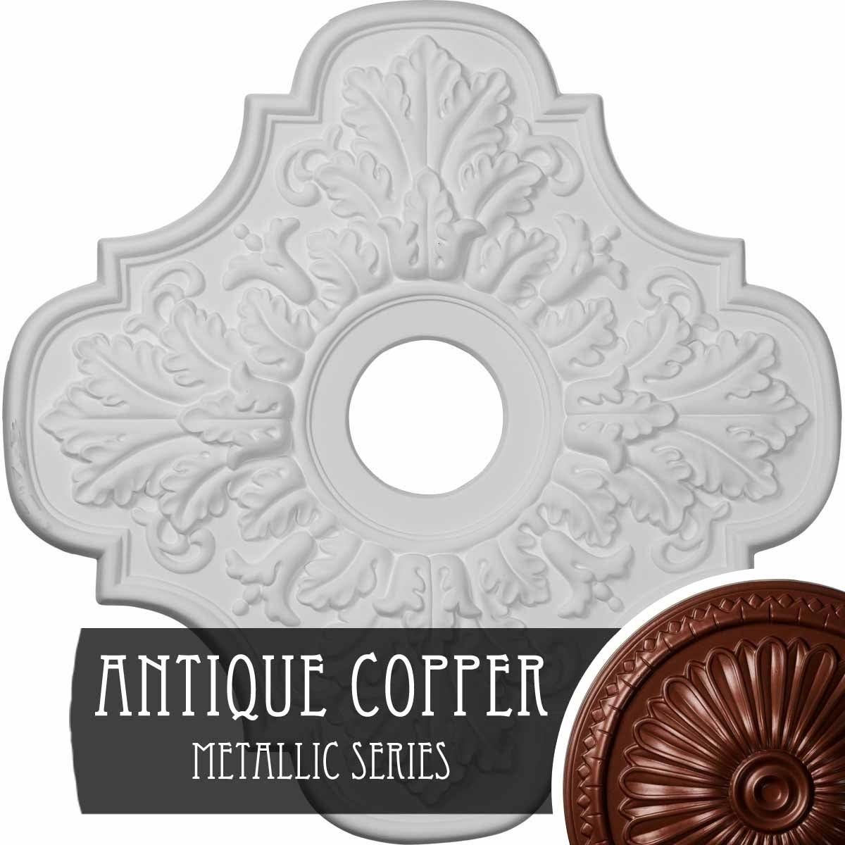 Rich Gold Ceiling Medallion I195172