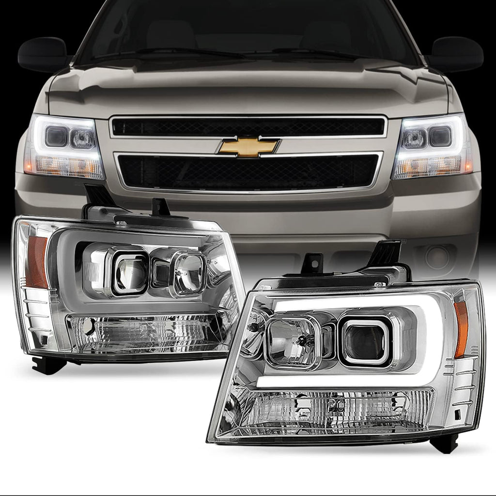 Black Projector LED Headlights Pair K356631