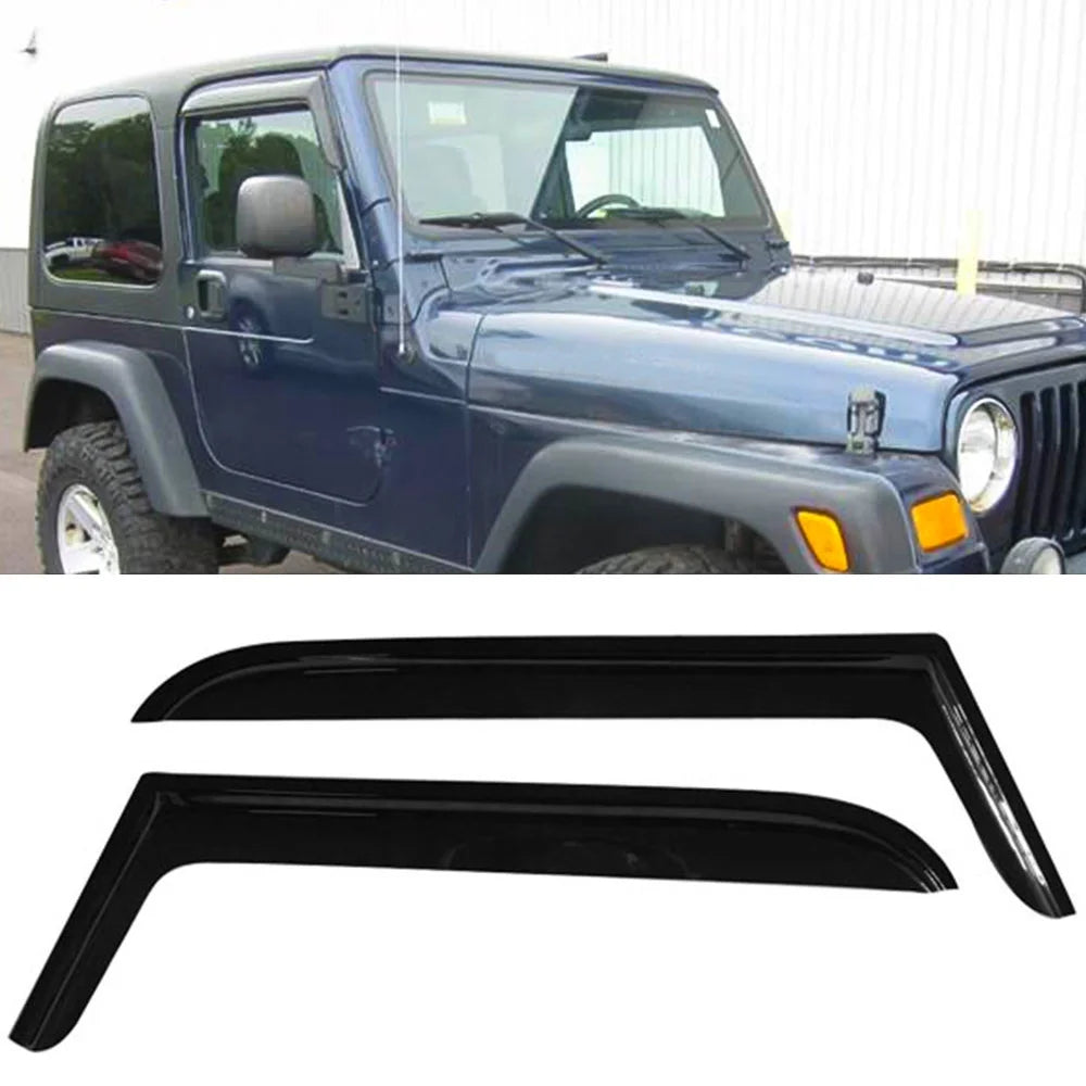 Acrylic Window Visor Rain Guard 2Pc Set S470
