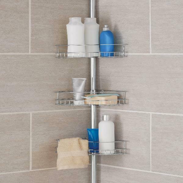 Chrome Tension Pole Shower Caddy Z7909