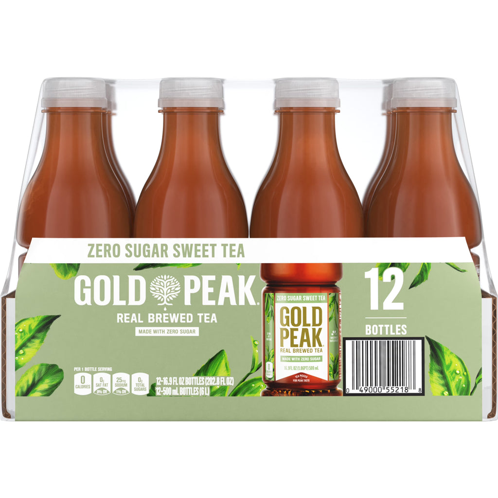 Zero Sugar Sweet Tea Bottles, 16.9 fl oz, 12 Pack H87520