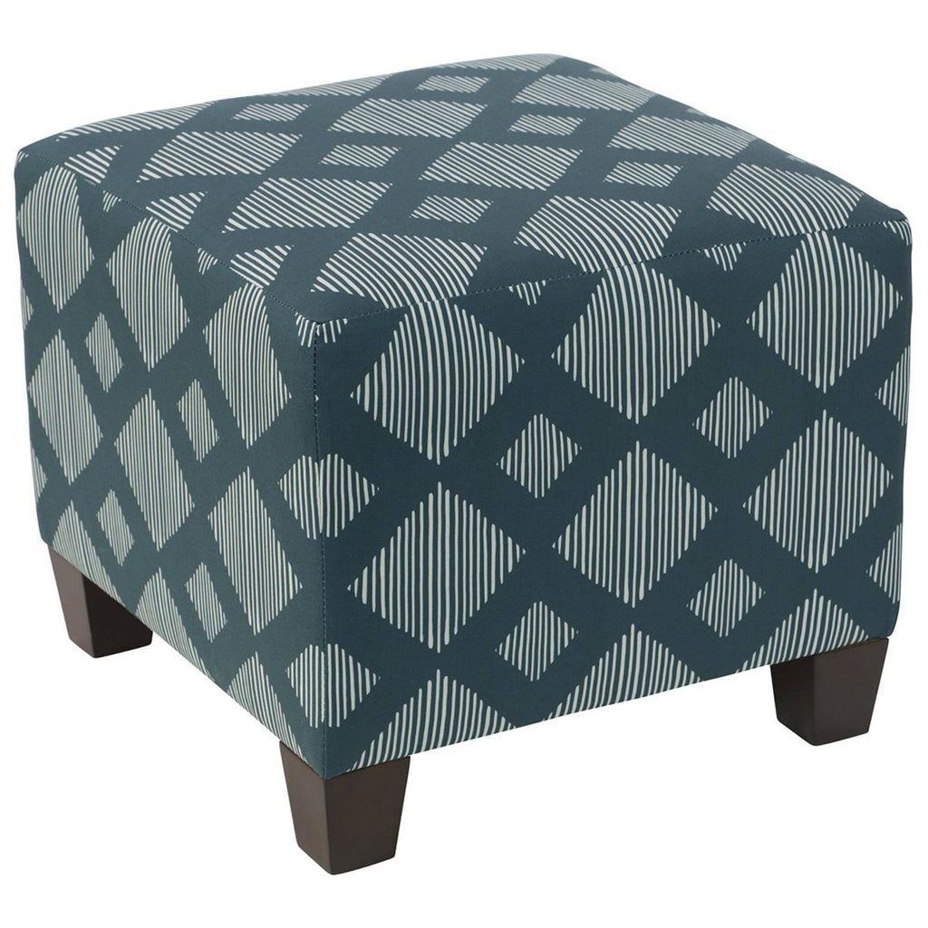 Teal Ottoman E326