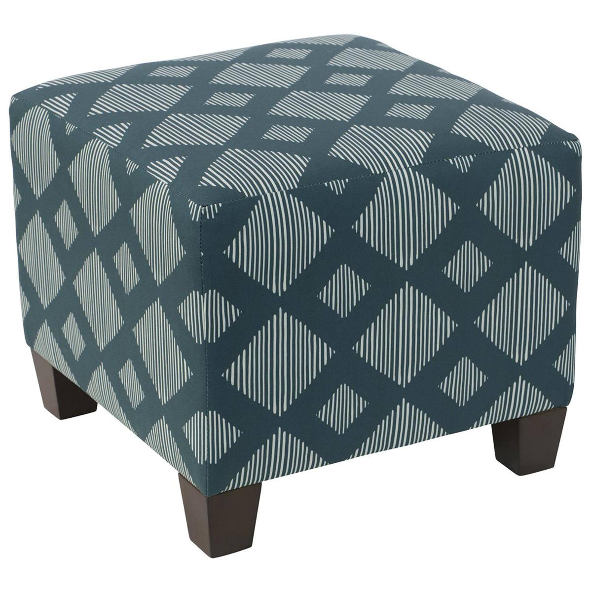 Teal Ottoman E326