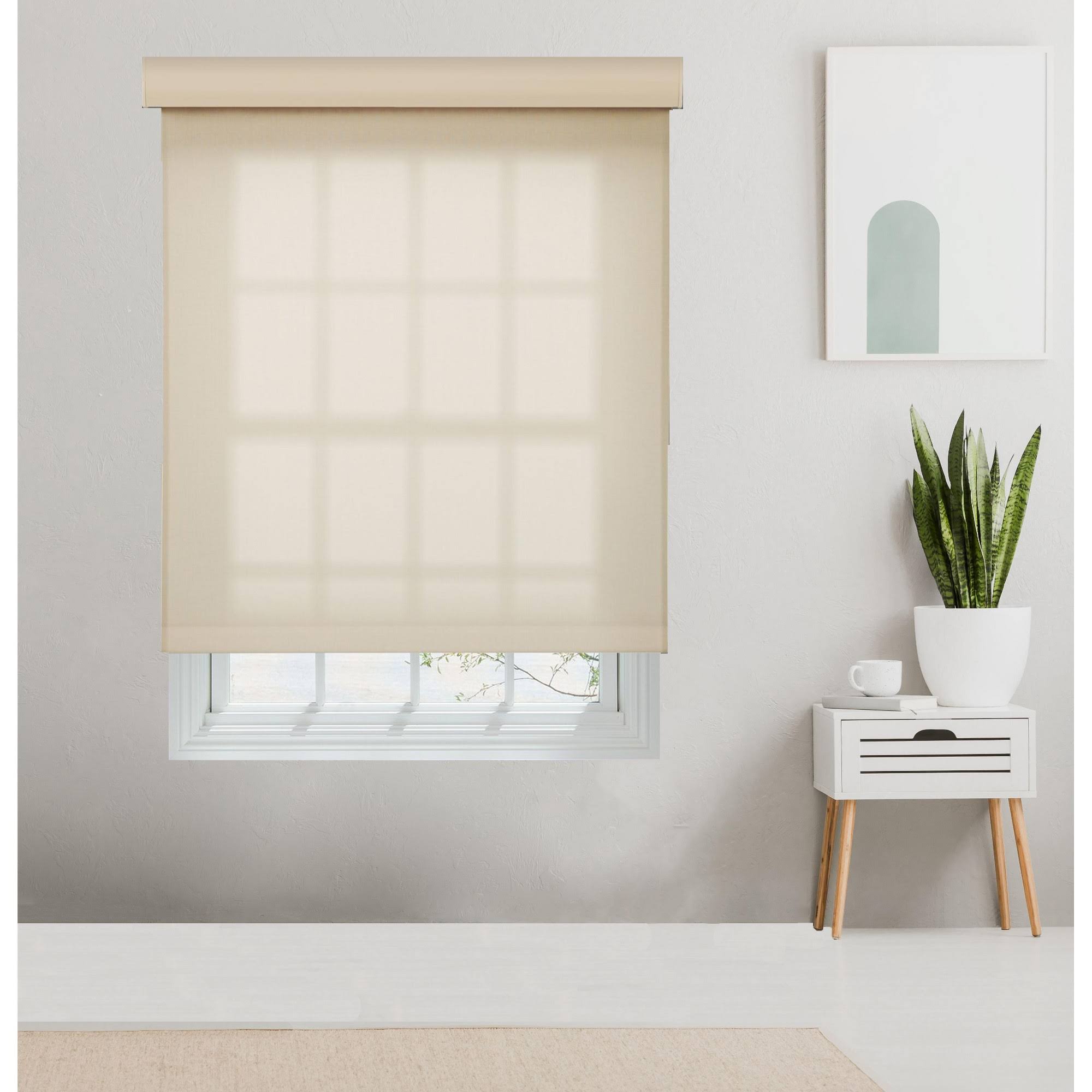 Sand Cordless Solar Roller Shade R744282