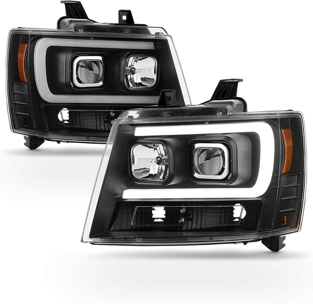 Black Projector LED Headlights Pair K356631