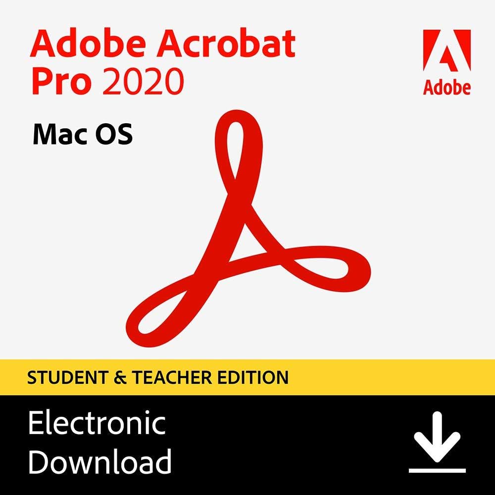 Adobe Acrobat Standard 2020 PC Disc Q45742