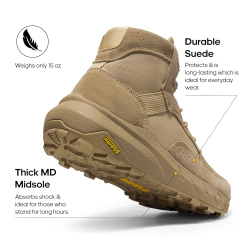 Lightweight Leather Casual Work Boots R31158