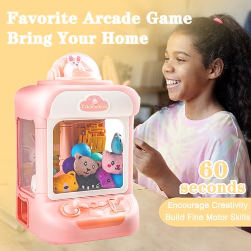 Mini Candy Vending Grabber Machine (Pink) Y196023