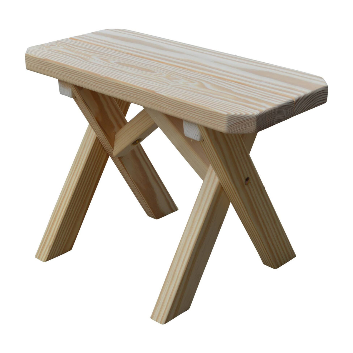 Dark Green Crossleg Bench P624