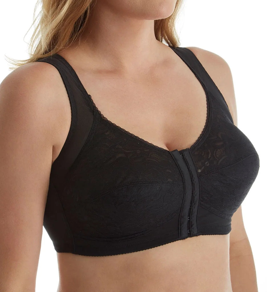 Posture Support Back with Front Closure Bra (White 34B) X214714