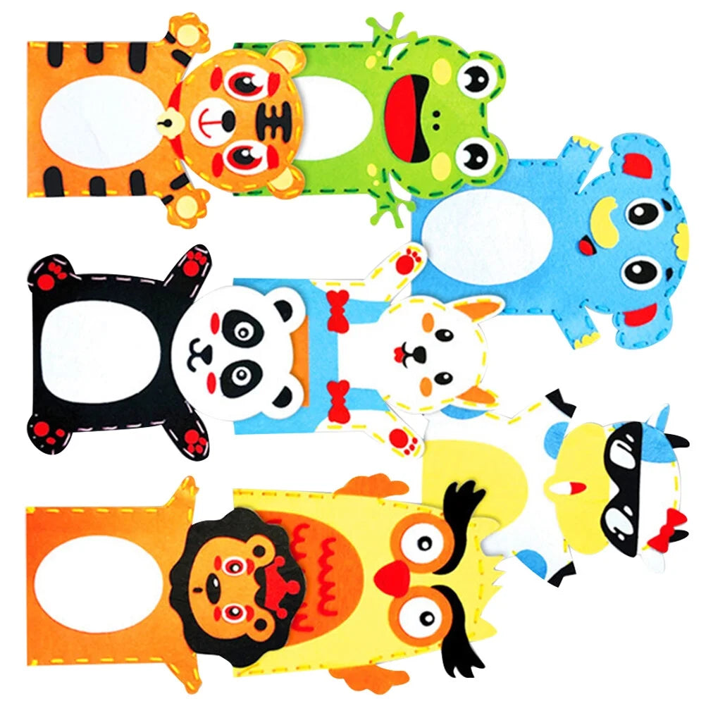 8PCS Creative DIY Doll Making Kit Fabric Weaving Educational Toys X8537