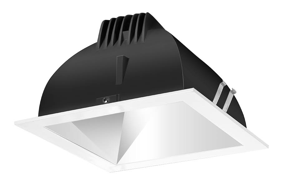LED Trim Mod4 Sq 80Deg 30K 90CRI Matte Cone White Ring J8756