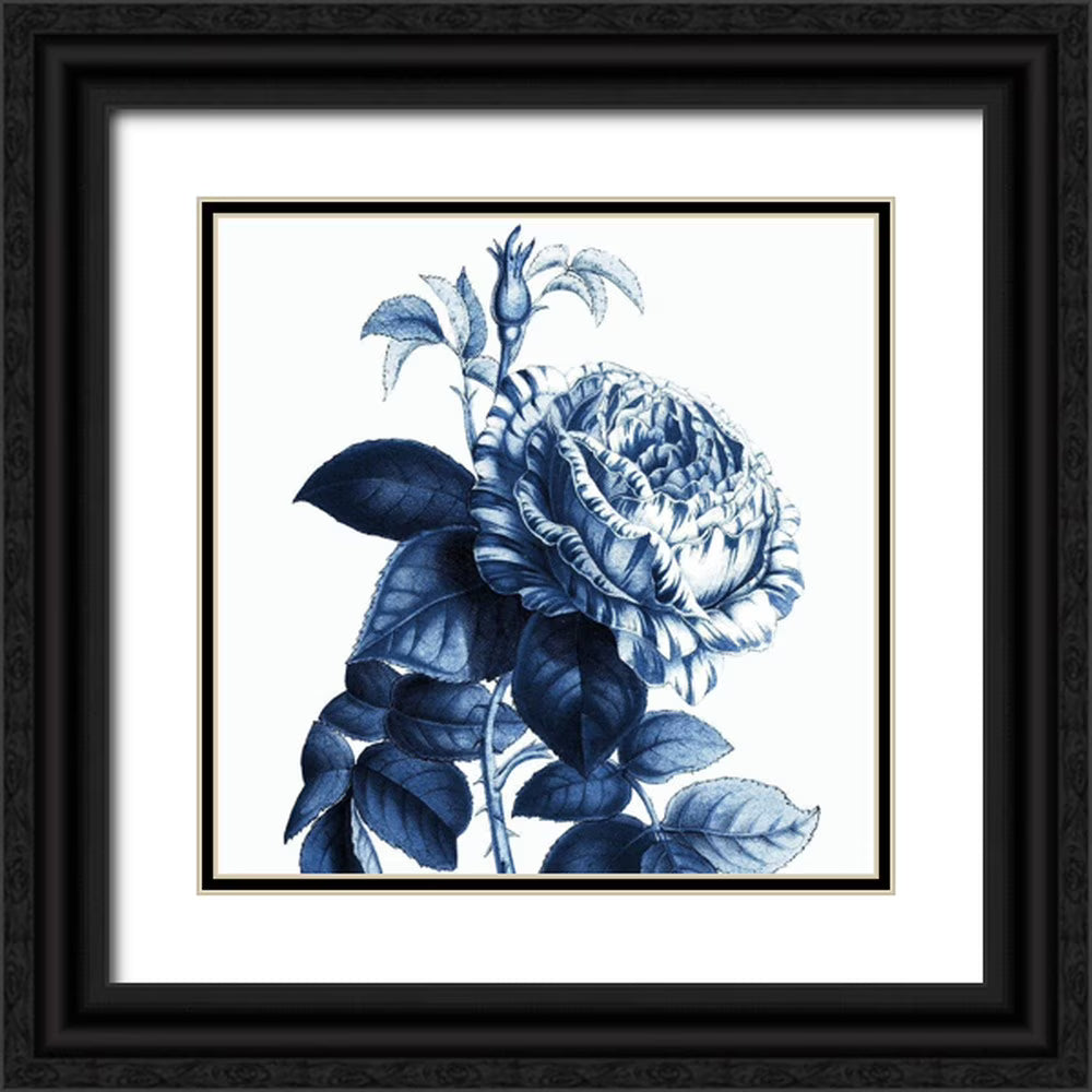 Black Ornate Wood Framed Museum Art Print E635