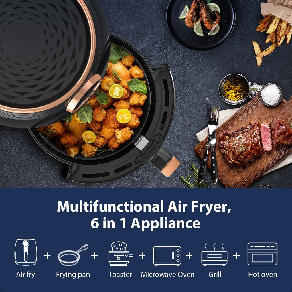 5.2-Qt 8 in 1 Digital Touchscreen Air Fryer W53750